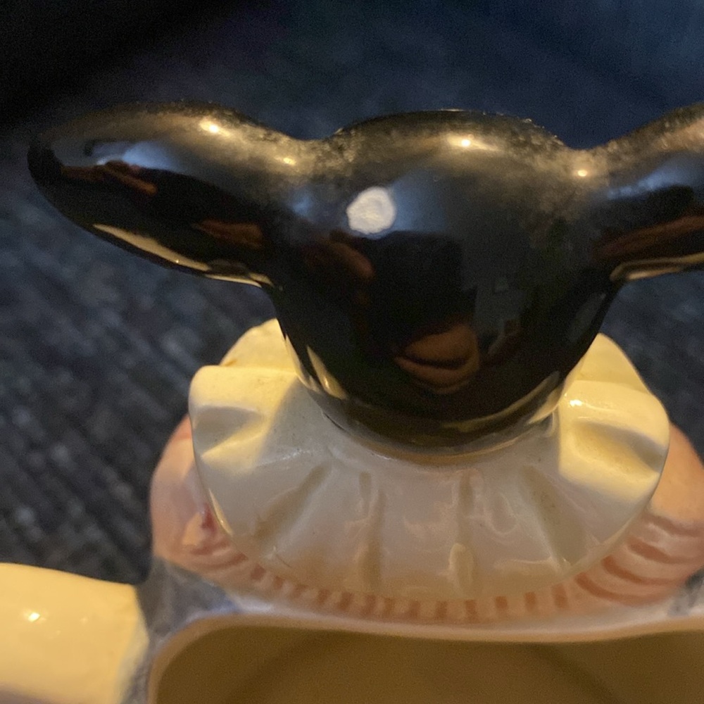 Vintage Otigiri Cow sugar and creamer - Picture 5 of 6